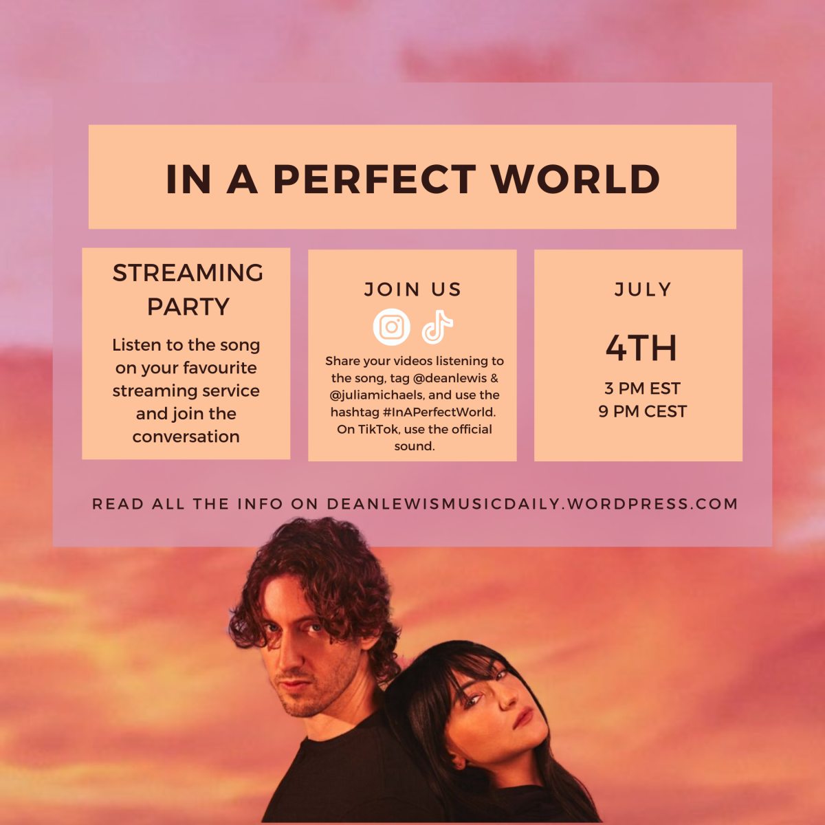 join “in a perfect world” streaming party